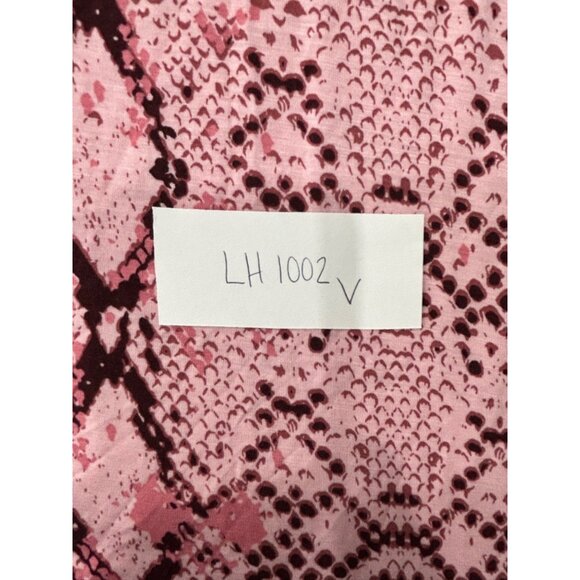 Lascana Venus Pink Snake Print Cold Shoulder Tunic Top Size M - Picture 8 of 9